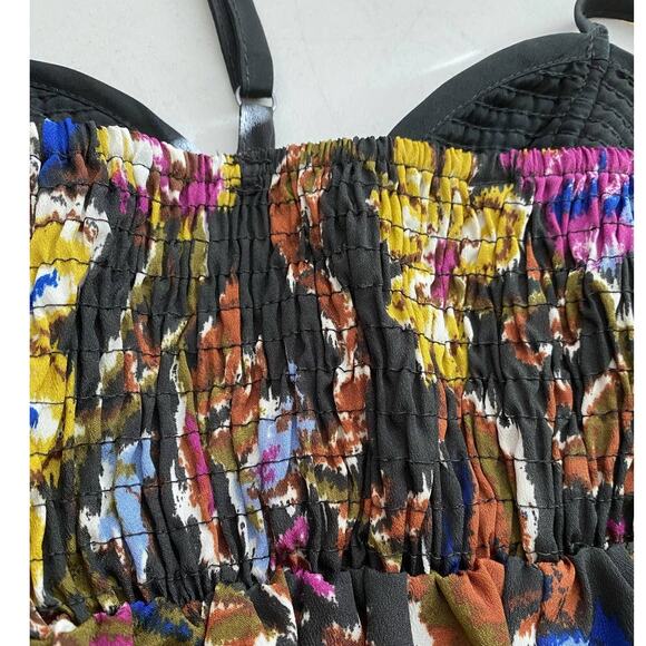 Xhilaration Corset Top Floral Mini Dress - XS EUC - Picture 9 of 11